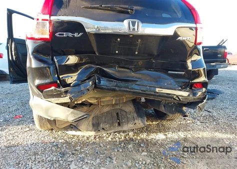 2016 Honda Cr-V Se из США, поврежденный, VIN 5J6RM4H47GL129060